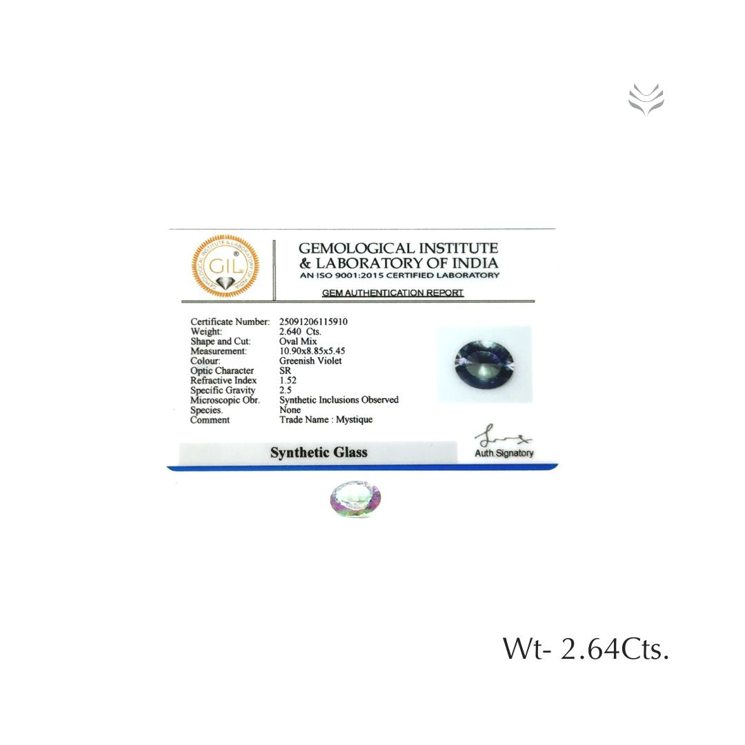 Synthetic Glass - 2.64 Ct