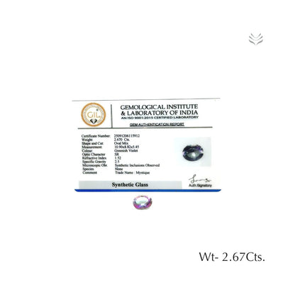 Synthetic Glass - 2.67 Ct 