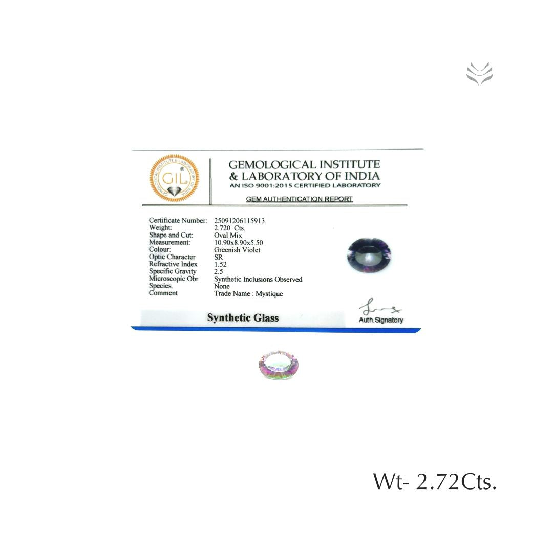 Synthetic Glass - 2.72 Ct