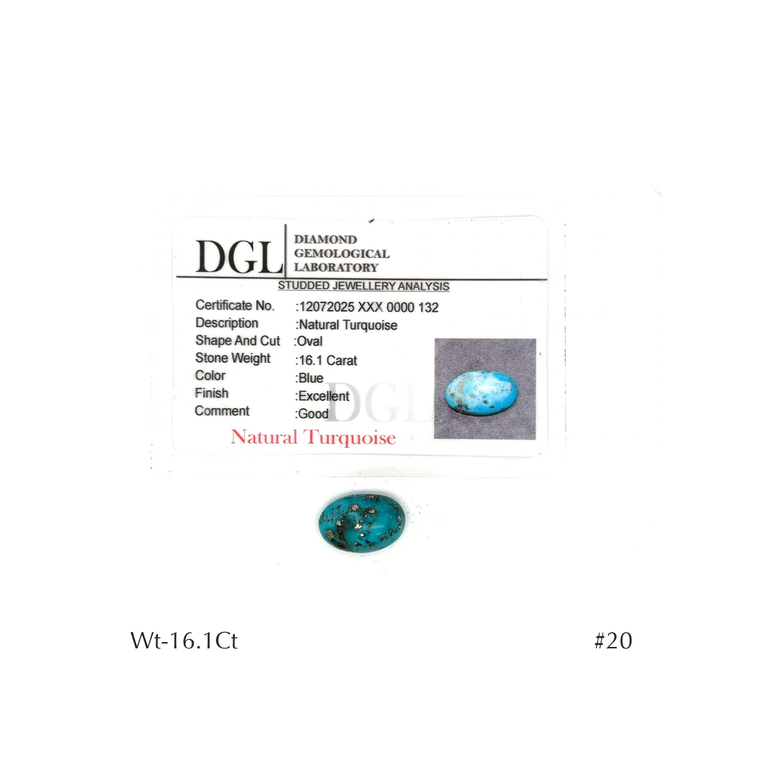 Iranian Turquoise - 60 @ 60 