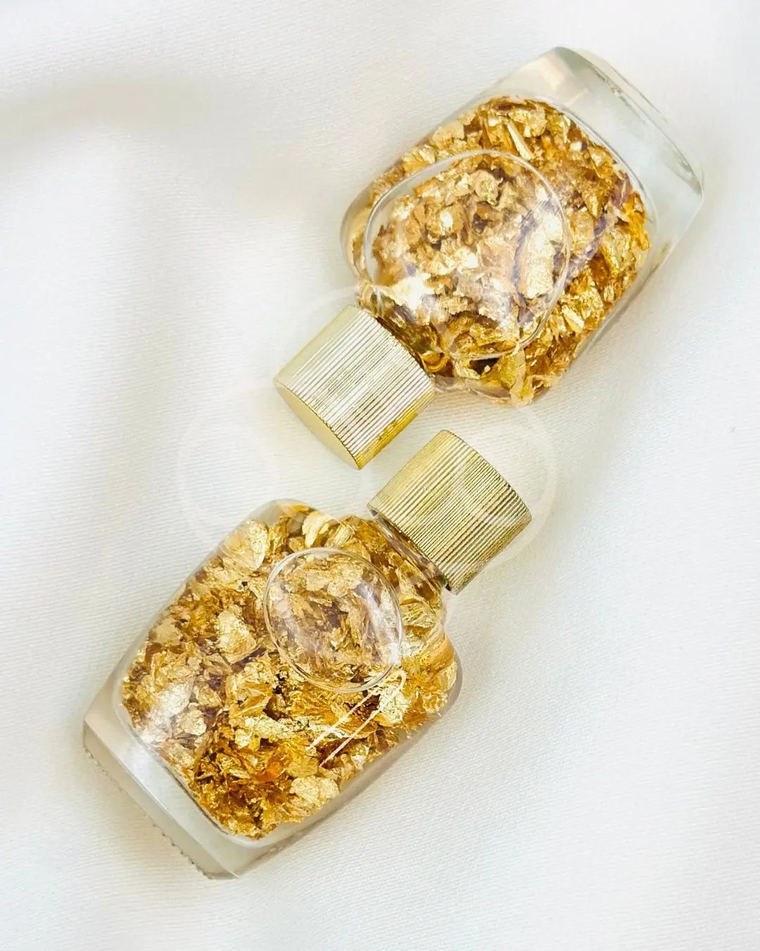 Light-Coded Gold Anointing Bottle