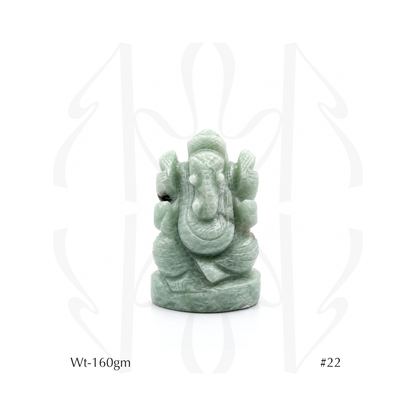 Amazonite Ganesha  Idol