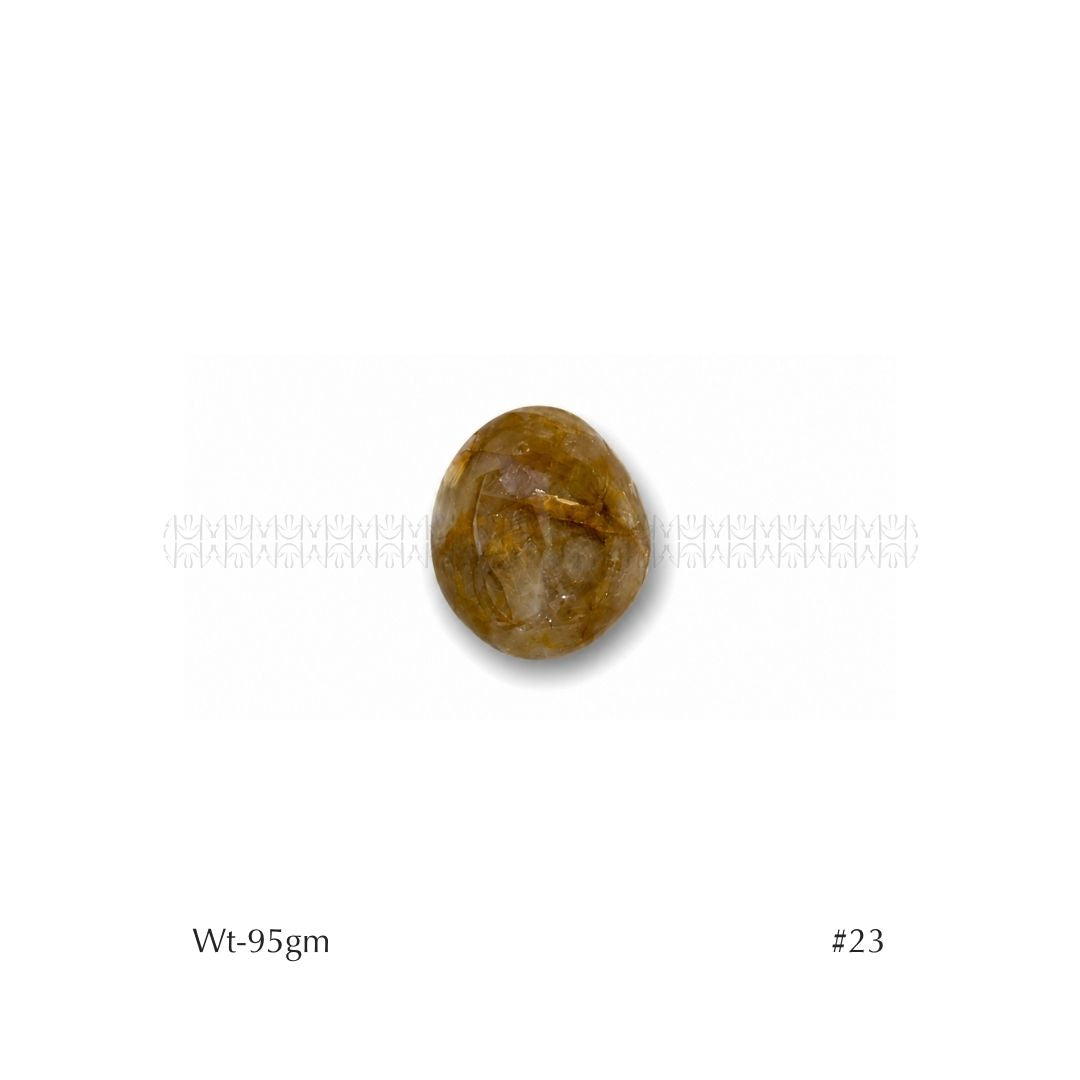 Miracle Creator Golden Healer Palm Stone
