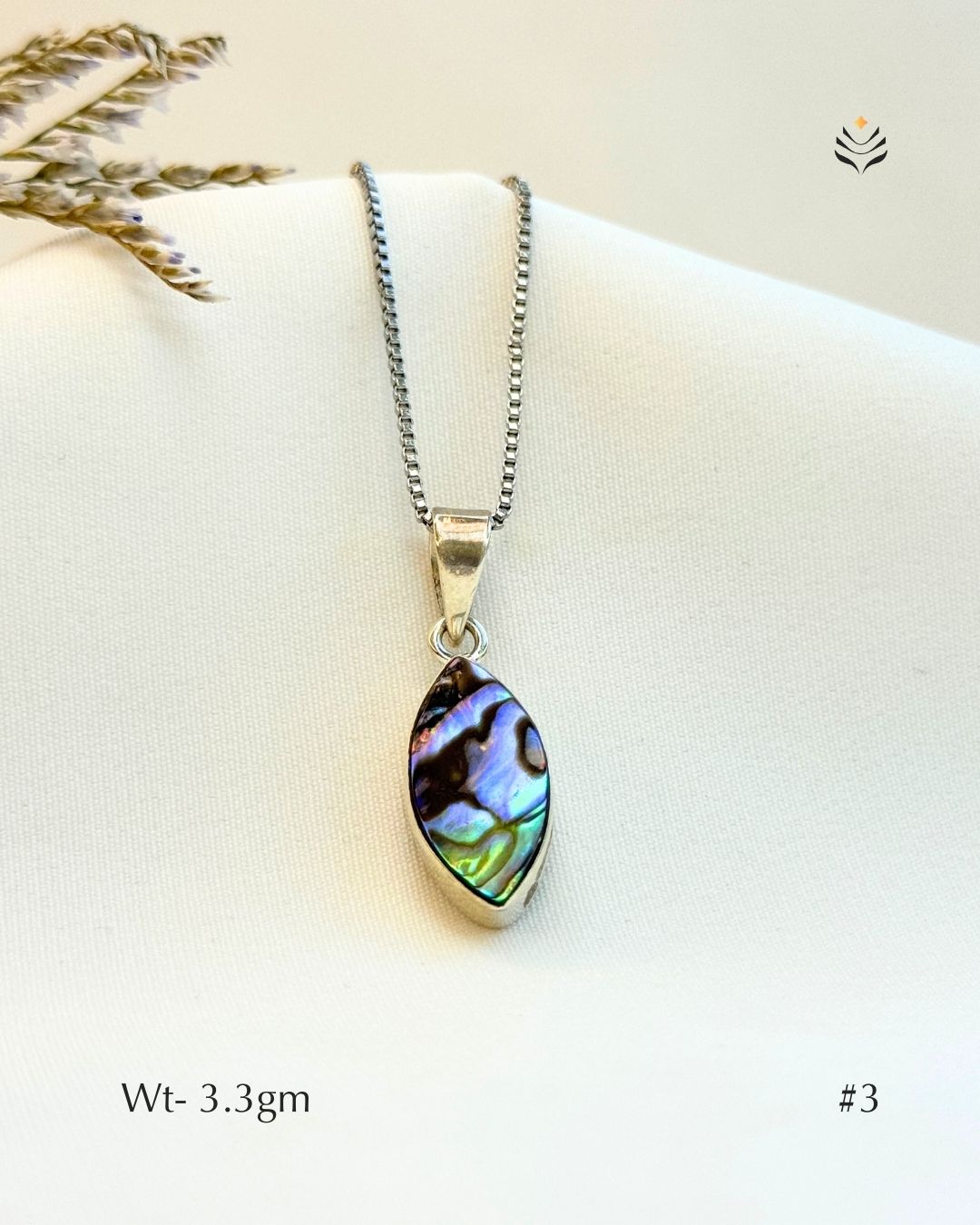 Calmora Abalone Shell Pendant 