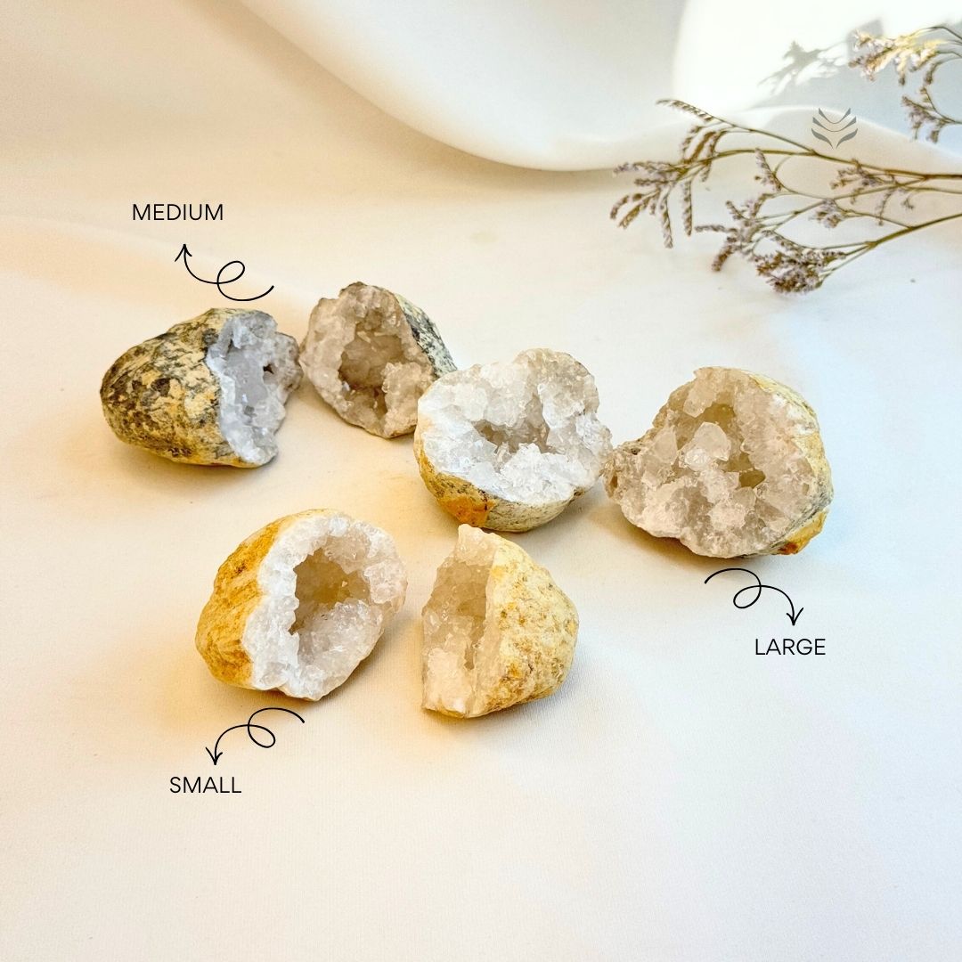 Clear Quartz Manifestation Geode 