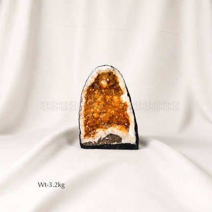 Citrine Geode - Radiant Fortune 