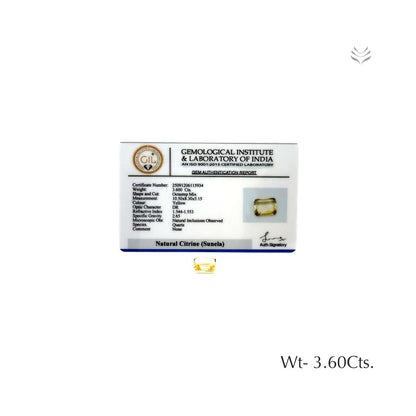 Citrine - 3.60 Ct