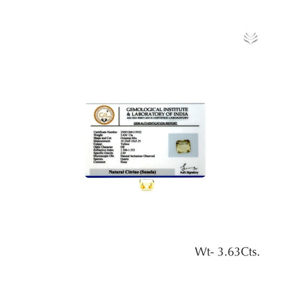 Citrine - 3.63 Ct