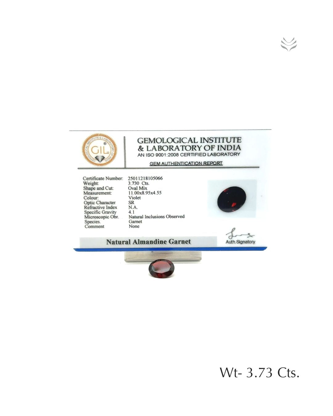 Mozambique Garnet - 3.73 Ct 