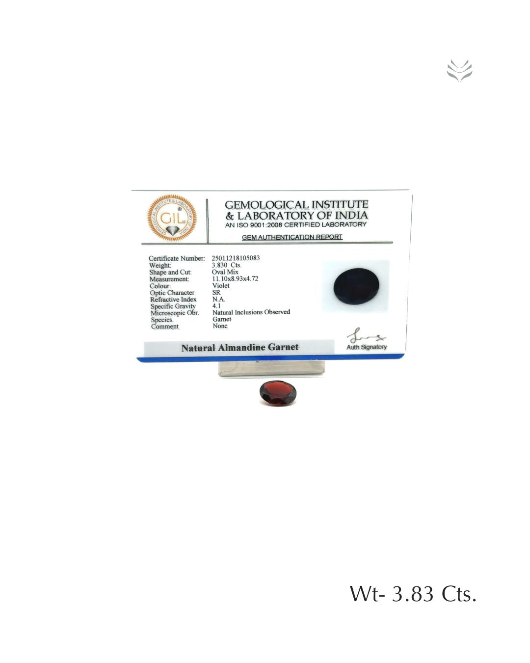 Mozambique Garnet - 3.83 Ct 