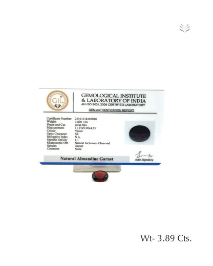 Mozambique Garnet - 3.89 Ct 