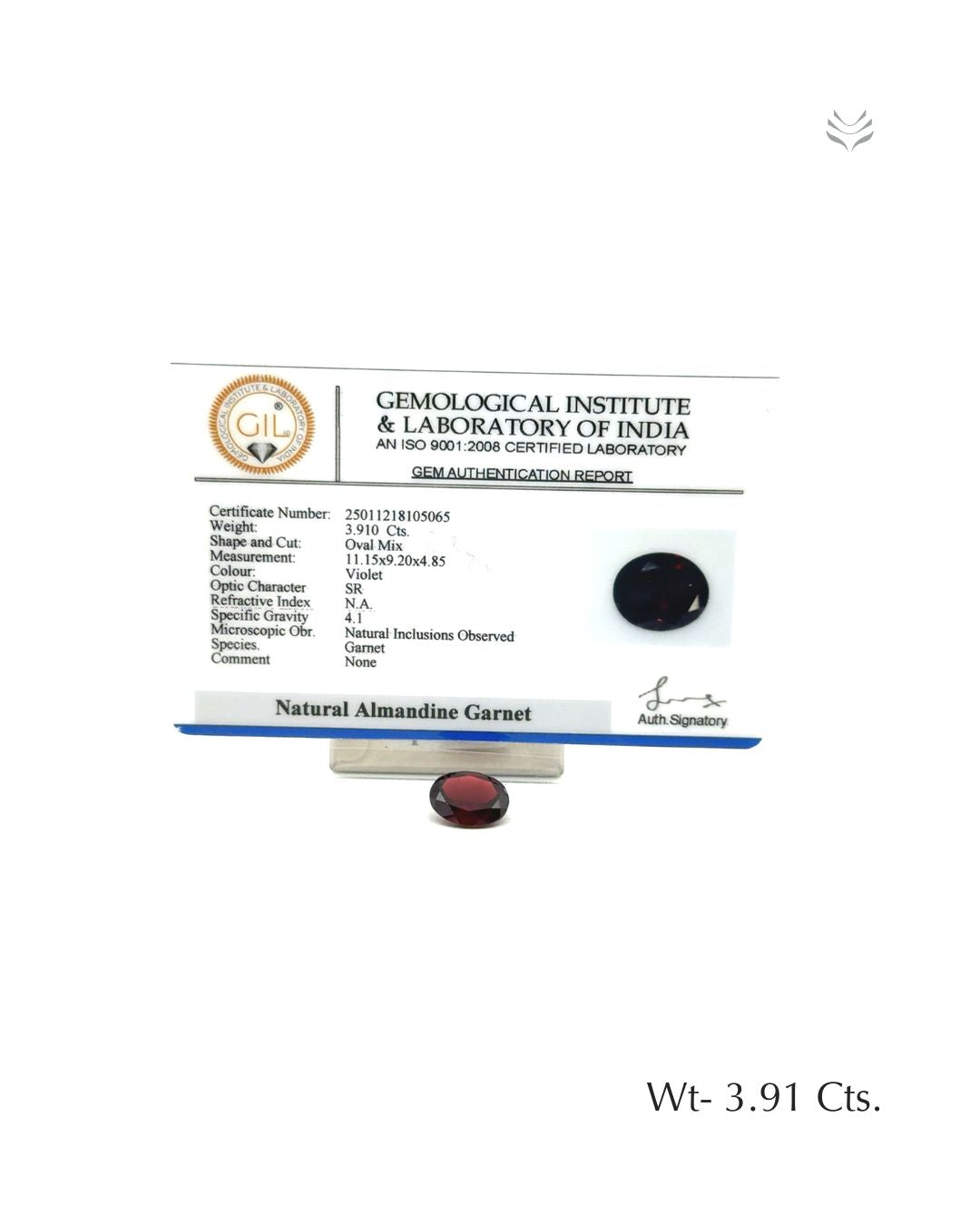 Mozambique Garnet - 3.91 Ct 