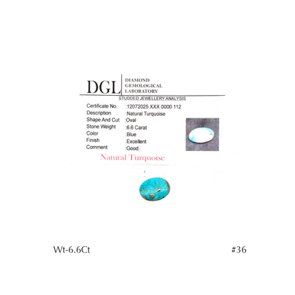 Iranian Turquoise - 60 @ 60 