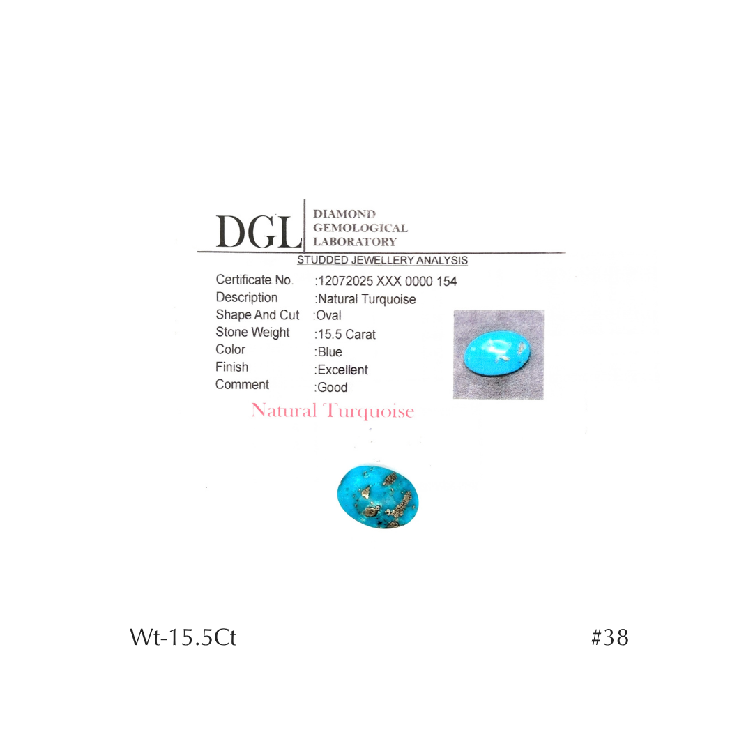 Iranian Turquoise - 60 @ 60 