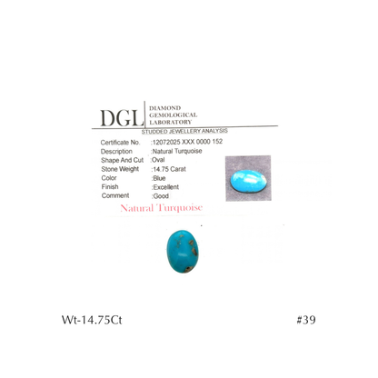 Iranian Turquoise - 60 @ 60 