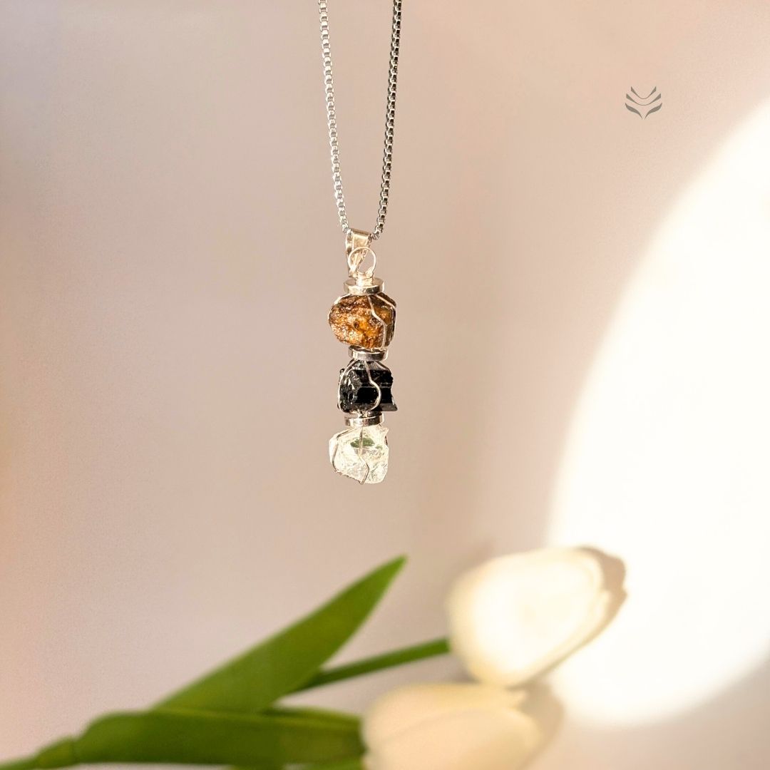 3X Power Pendant Silver Plated