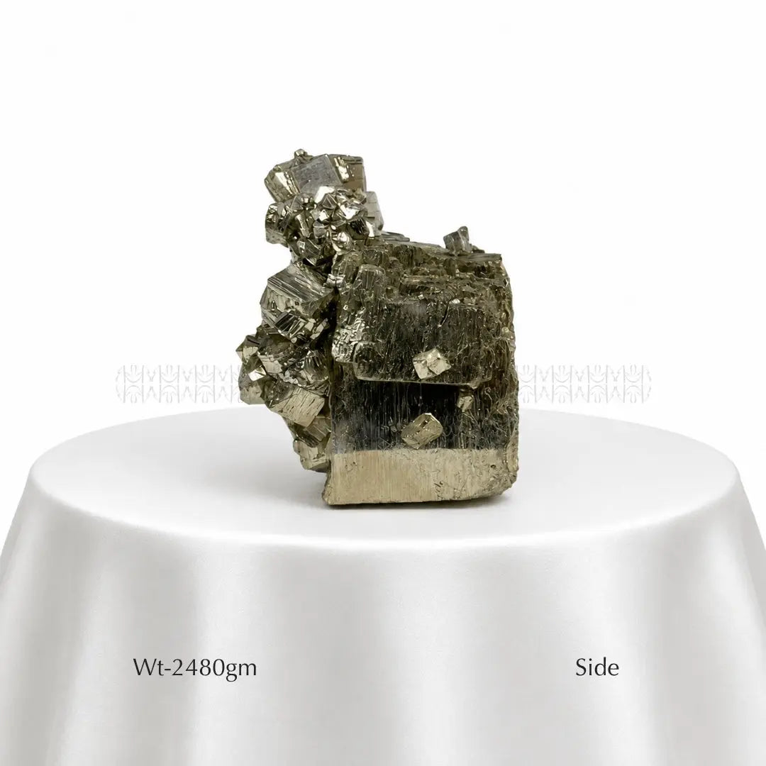 Wealth Attractor Peruvian Iron Pyrite Cluster #3
