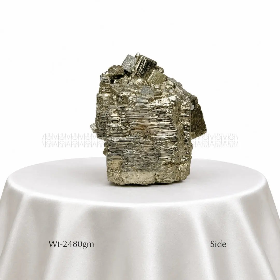 Wealth Attractor Peruvian Iron Pyrite Cluster #3