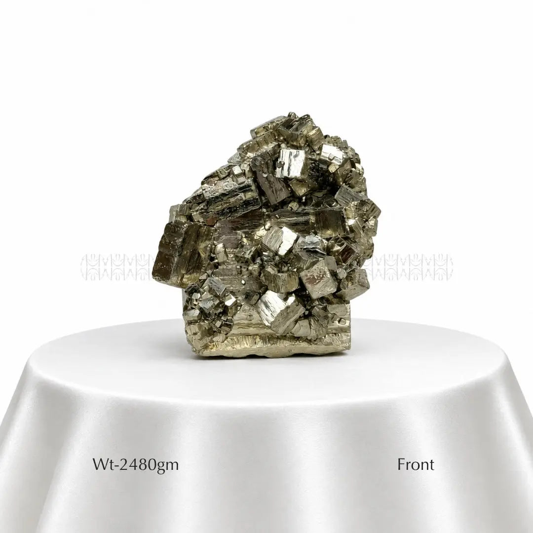 Wealth Attractor Peruvian Iron Pyrite Cluster #3