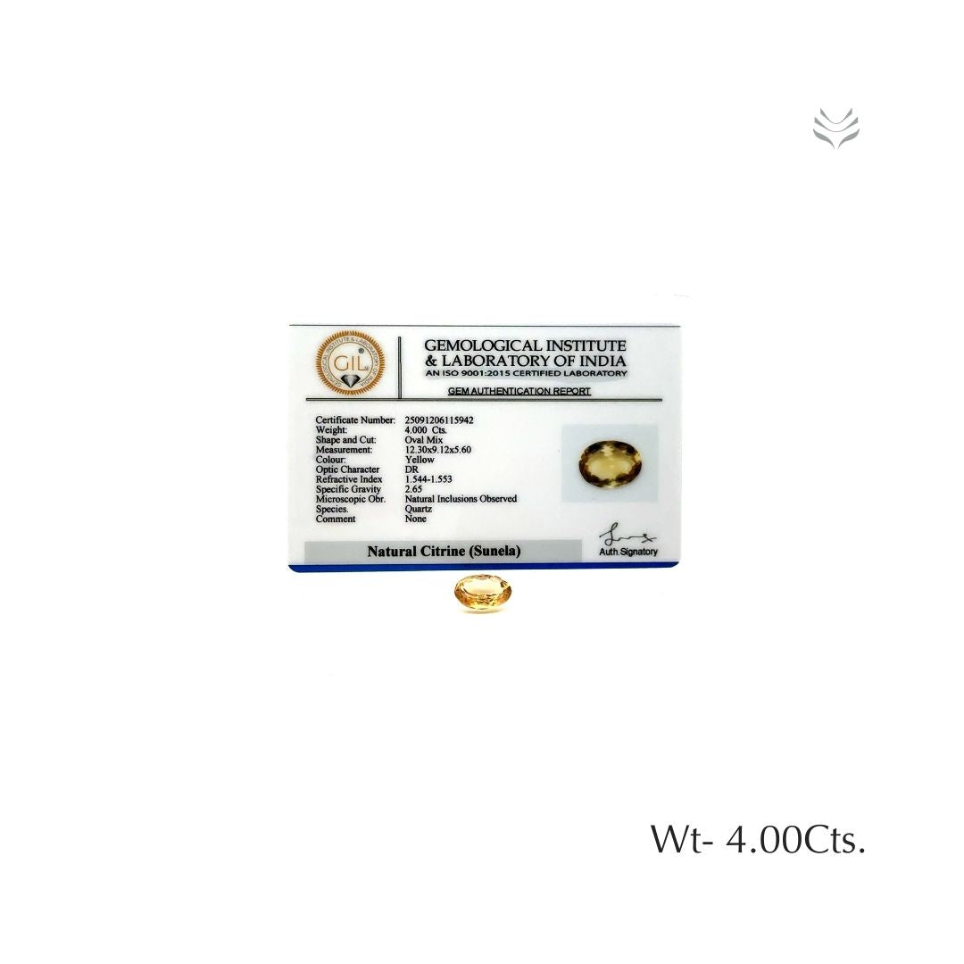 Citrine - 4.00 Ct