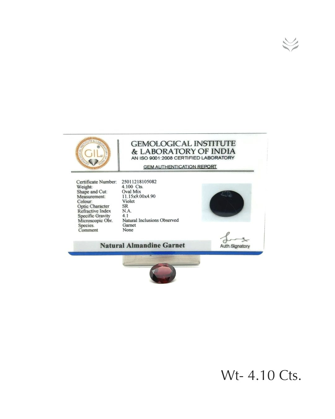 Mozambique Garnet - 4.1 Ct 