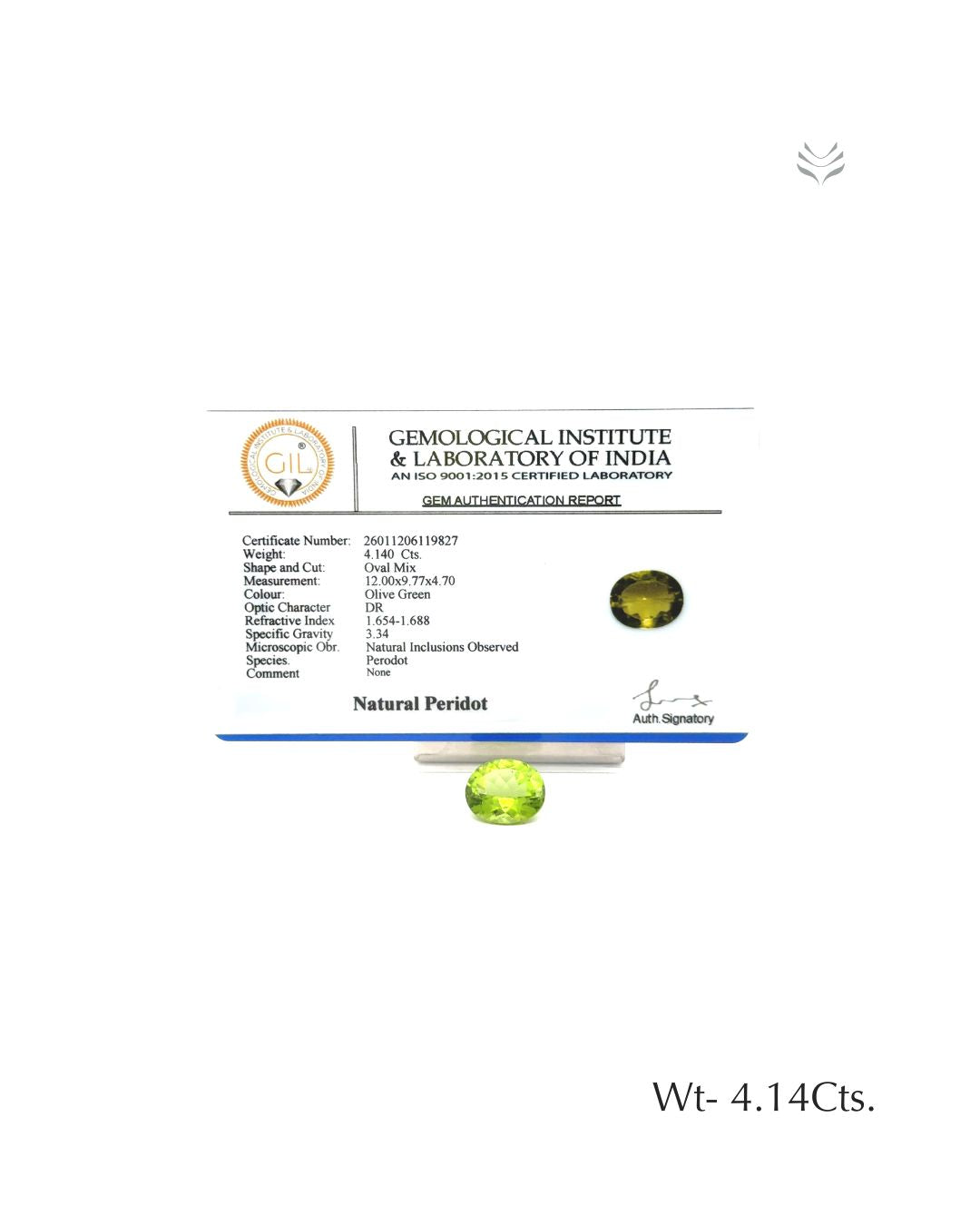 Peridot - 4.14 Ct