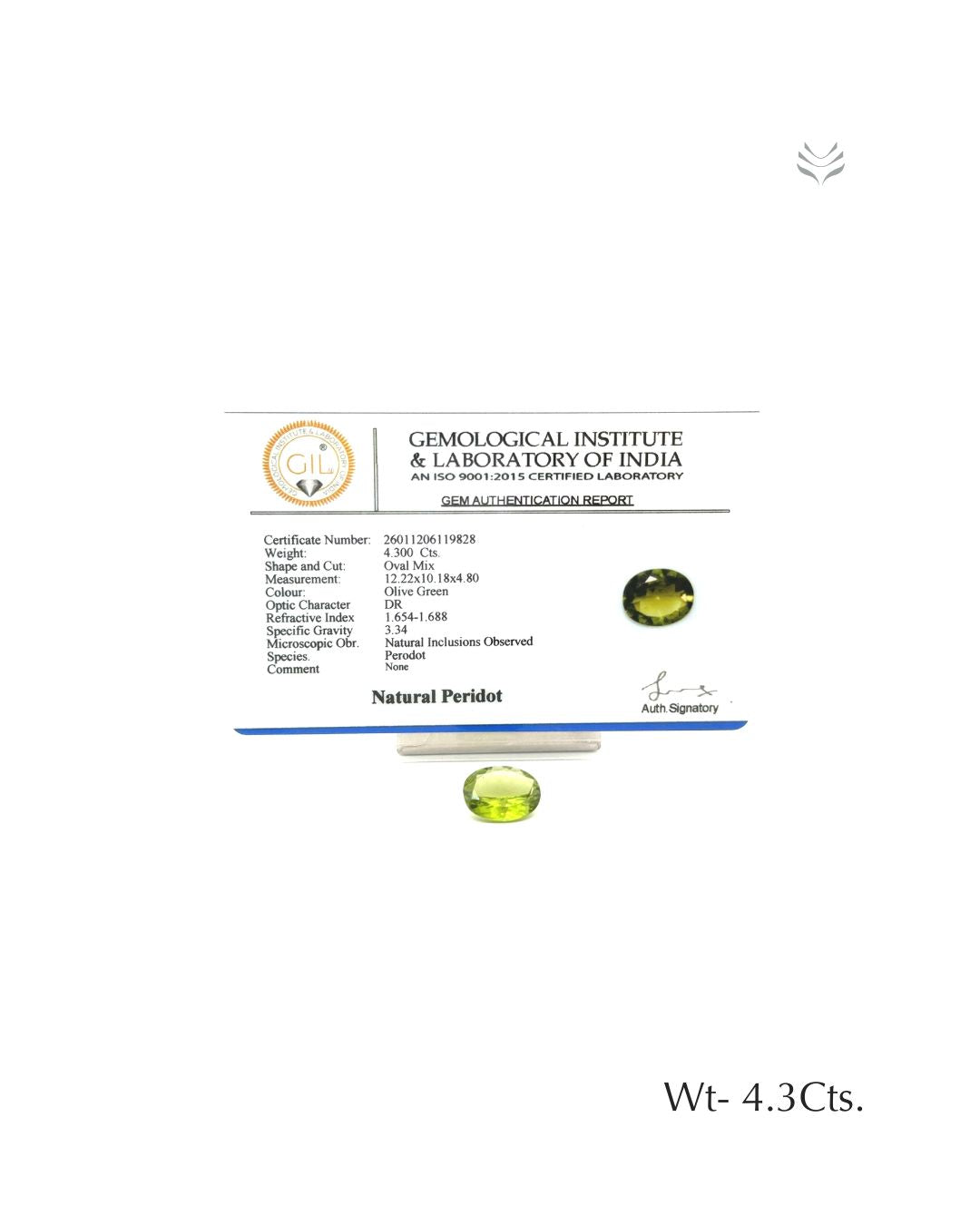Peridot - 4.3 Ct