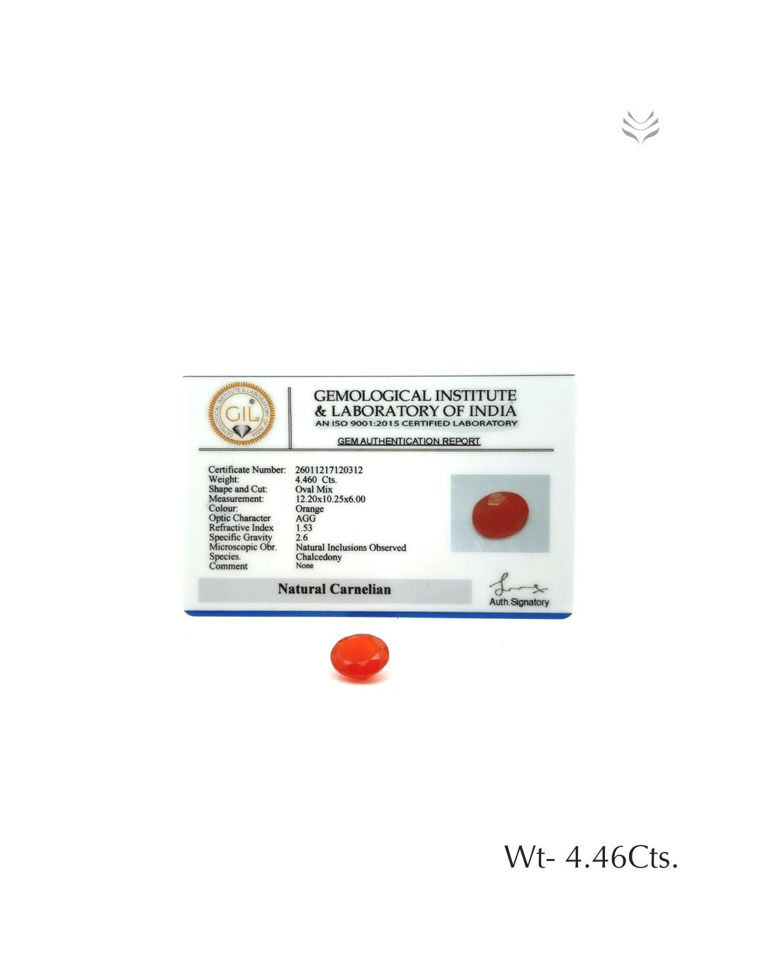 Carnelian - 4.46 Ct 