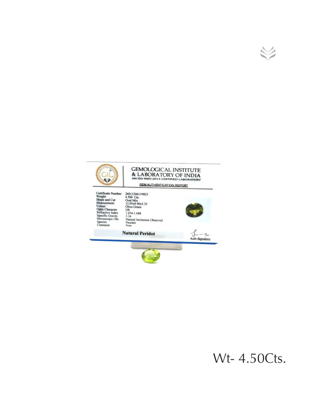 Peridot - 4.50 Ct