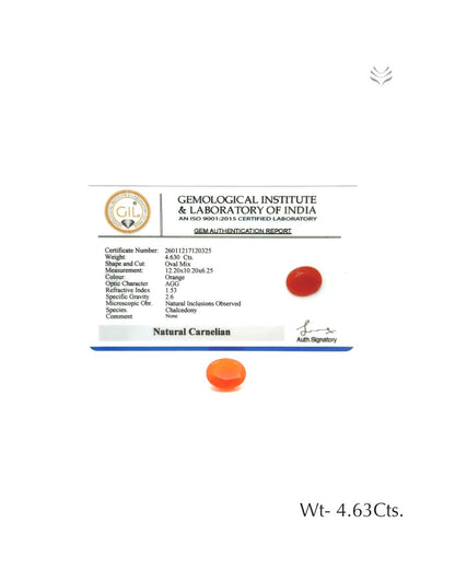 Carnelian - 4.63 Ct