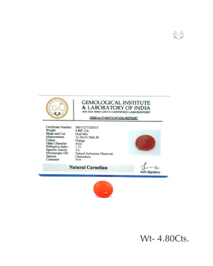 Carnelian - 4.80 Ct 