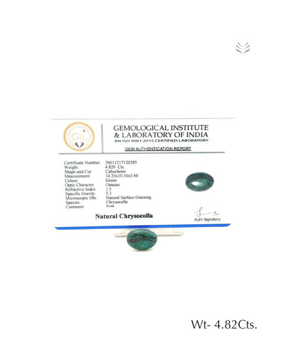 Chrysocolla - 4.82 Ct