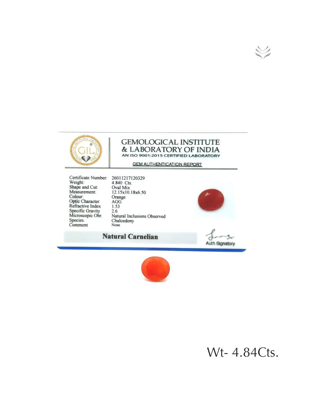 Carnelian - 4.84 Ct