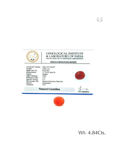 Carnelian - 4.84 Ct