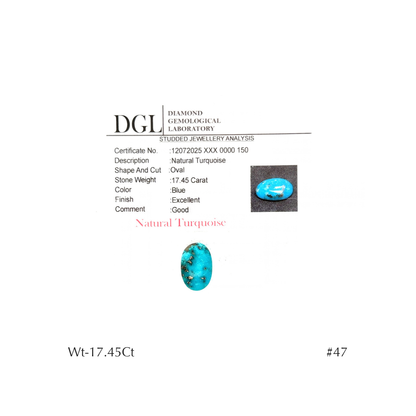 Iranian Turquoise - 60 @ 60 