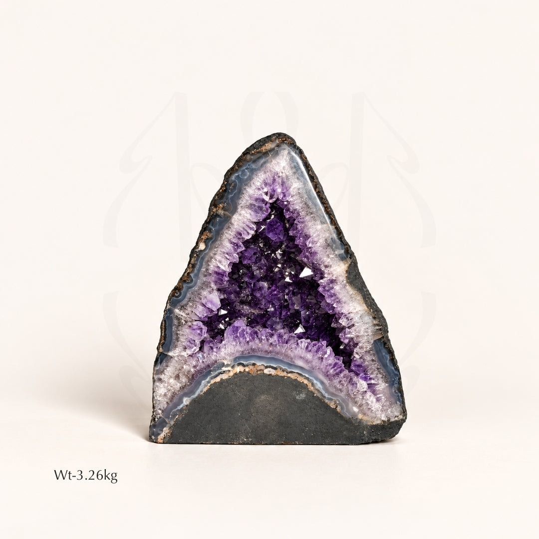 Moonlight Amethyst Mini Amethyst Geode  cave