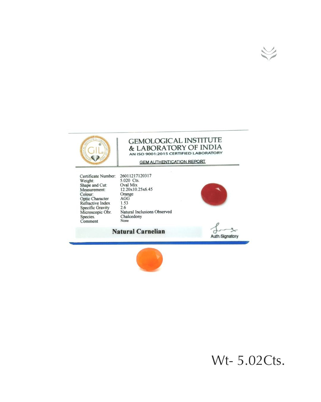 Carnelian - 5.02 Ct