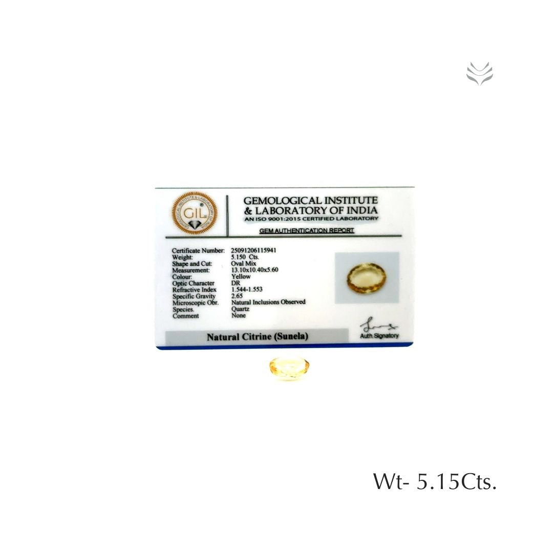 Citrine - 5.15 Ct
