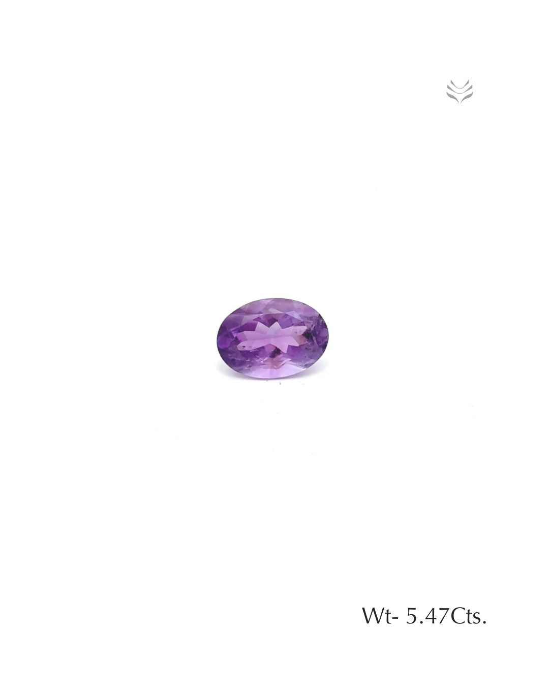 Natural Amethyst- 5.47 Ct