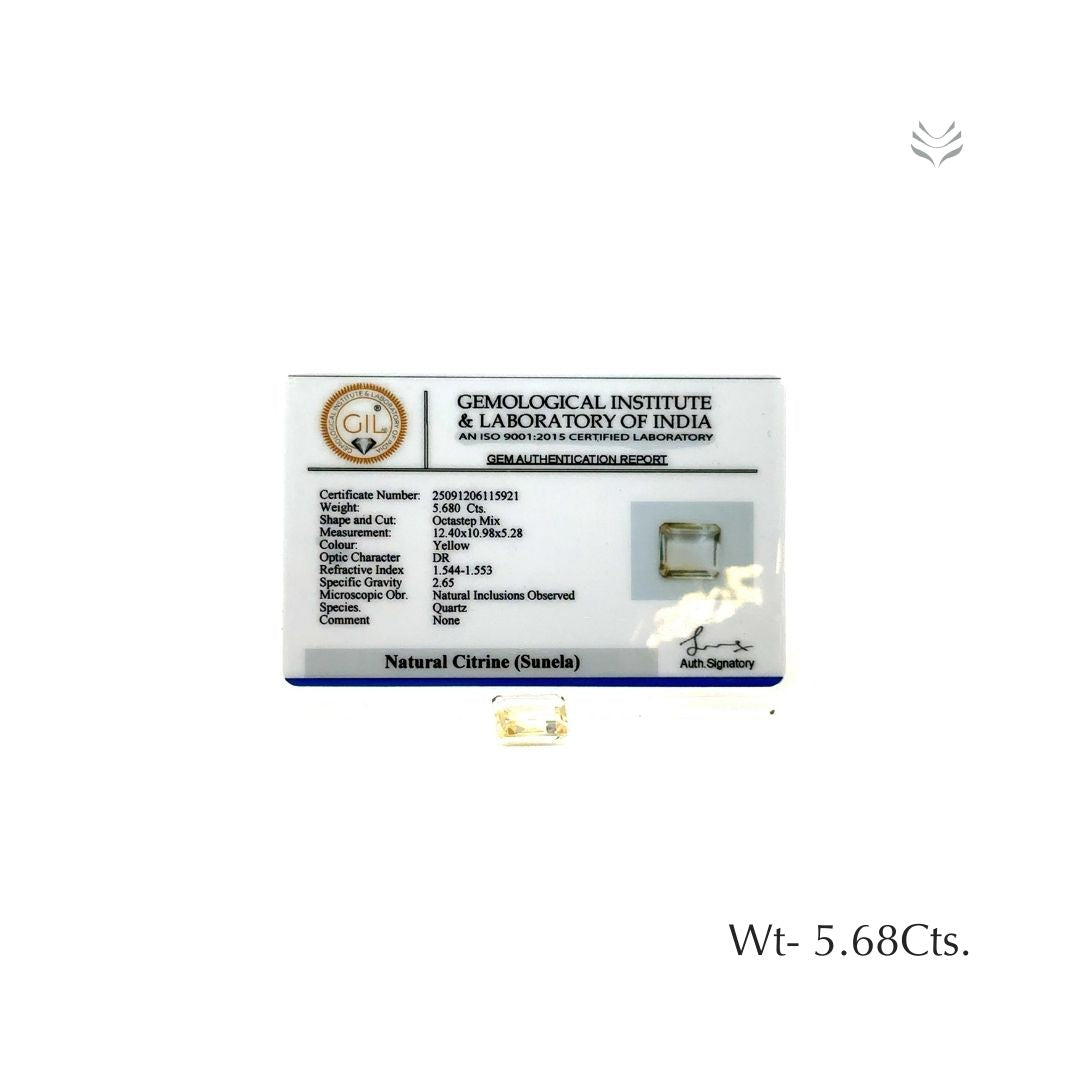 Citrine - 5.68 Ct