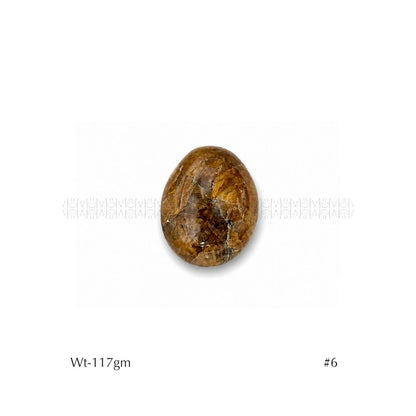 Miracle Creator Golden Healer Palm Stone