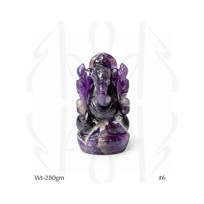 Amethyst Ganesha  Idol