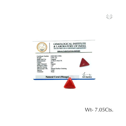 Red Coral - 7.05 CT