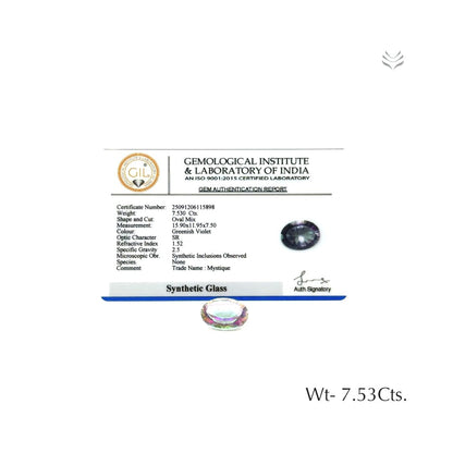 Synthetic Glass - 7.53 Ct