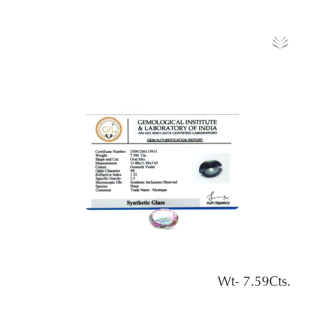 Synthetic Glass - 7.59 Ct