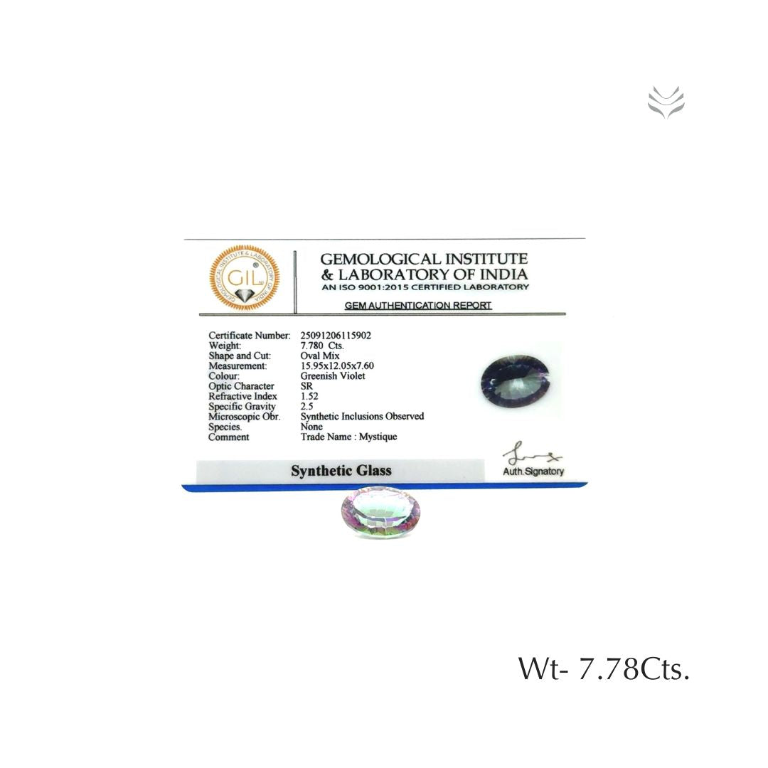 Synthetic Glass - 7.78 Ct