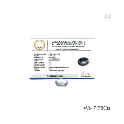 Synthetic Glass - 7.78 Ct