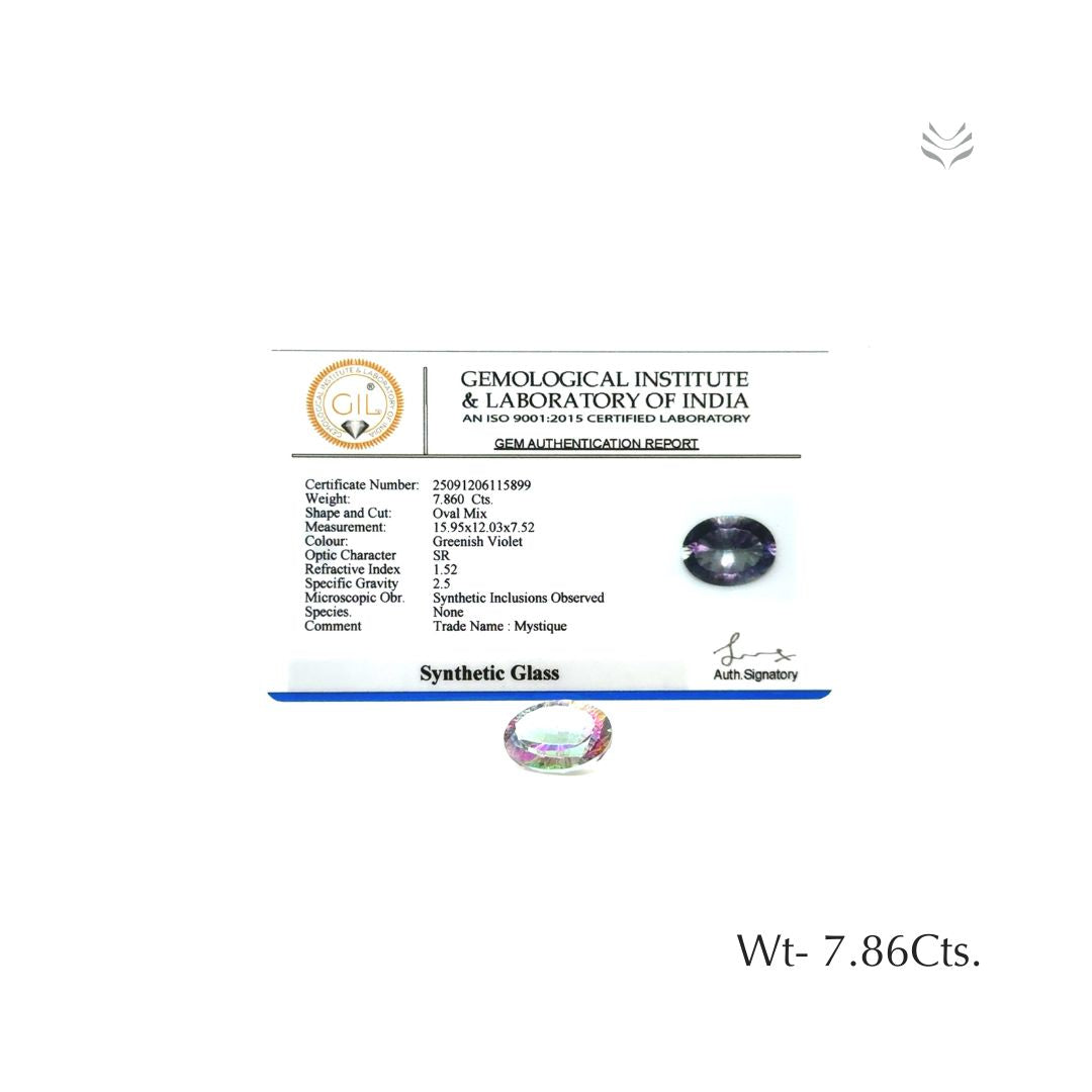 Synthetic Glass - 7.86 Ct