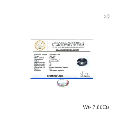 Synthetic Glass - 7.86 Ct