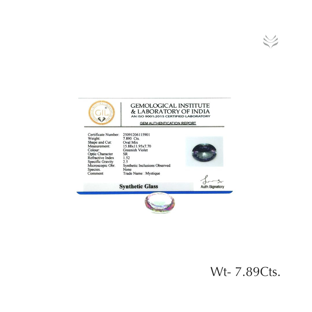 Synthetic Glass - 7.89 Ct